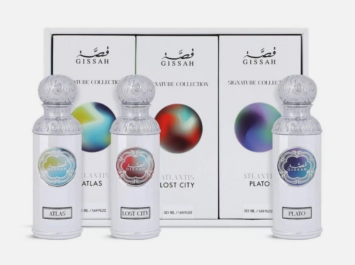 Atlantis Perfume Set By Gissah Fragrances 3x50ml