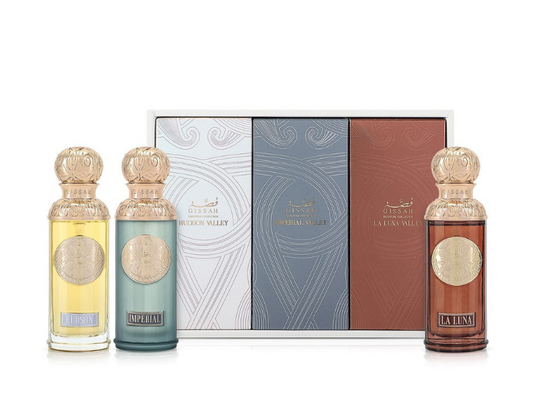 Valley’s Set Gissah Perfumes 3 X 50ML: Imperial + Hudson + Luna Set
