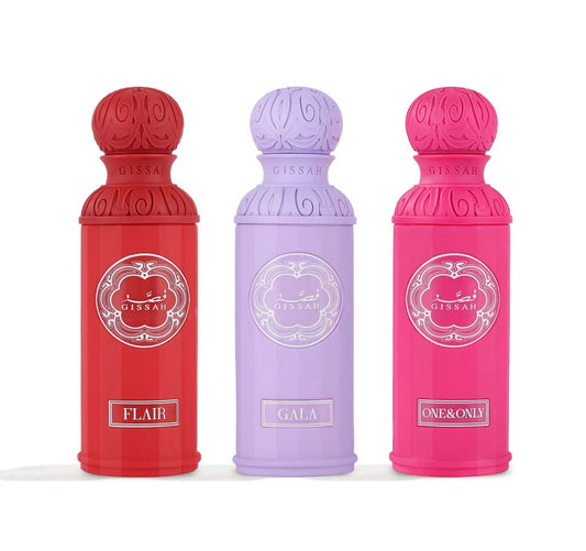 Enchanted Set by Gissah Fragrances 3x 50ml Sprays - Newest Release