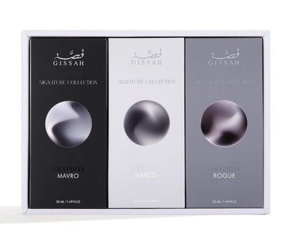 Graphite Set by Gissah Fragrances 3x 50ml Sprays - Newest Release