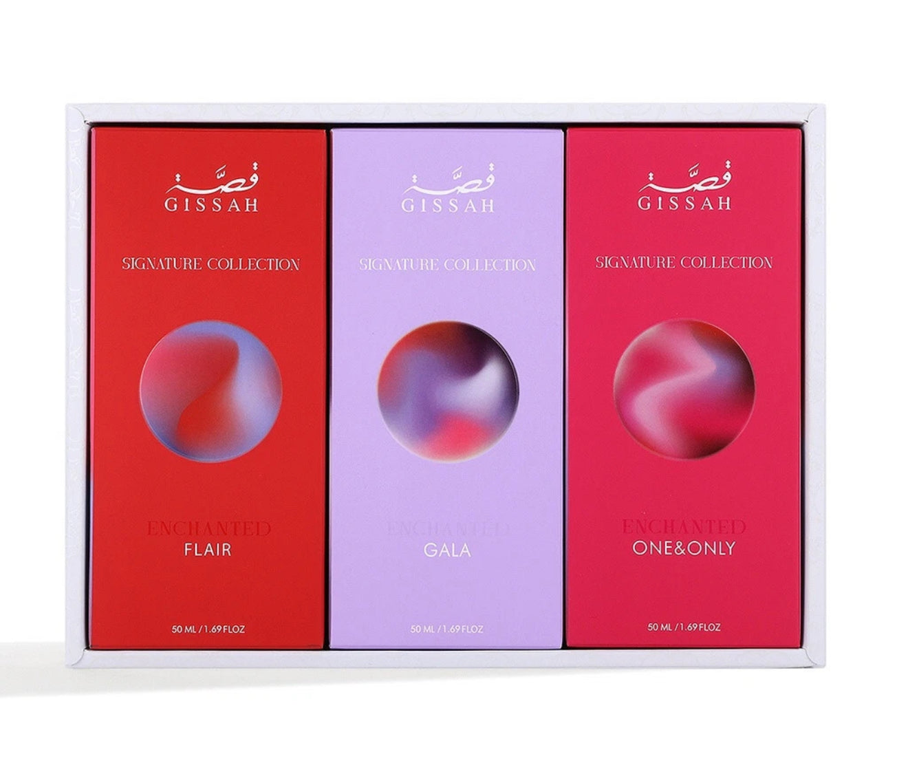 Enchanted Set by Gissah Fragrances 3x 50ml Sprays - Newest Release